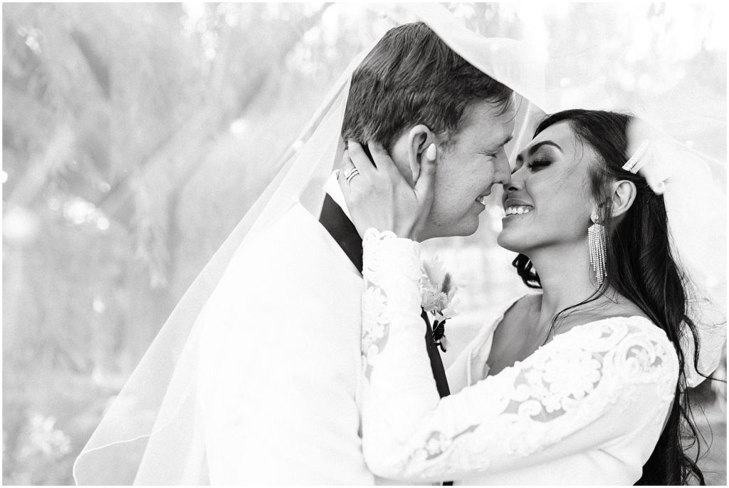 bride and groom portraits on their wedding day